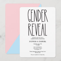 Rustikales Bauernhaus Gender Reveal Baby Dusche ei