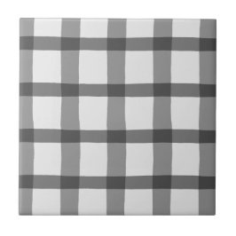 Rustikales Bauernhaus Grau-Weiß Buffalo Karo Fliese