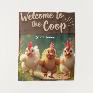 Rustikales Bauernhaus Mauer Kunst - Willkommen im  Wandteppich