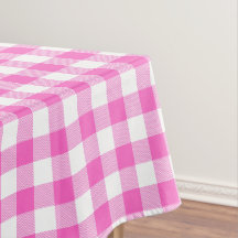 Rustikales Bauernhaus Pink und White Gingham Karie