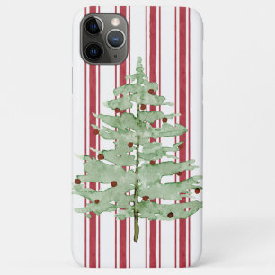 Rustikales Bauernhaus Roter Stein Weihnachtsbaum Case-Mate iPhone Hülle