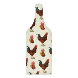 Rustikales Bauernhaus Wasserfarbengeflecht Schneidebrett