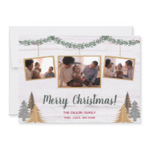 Rustikales Bauernhaus Weihnachtsbaumen & Garland 3