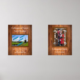 Rustikales Bed and Breakfast 🌿 Förderung Bilderwand Sets