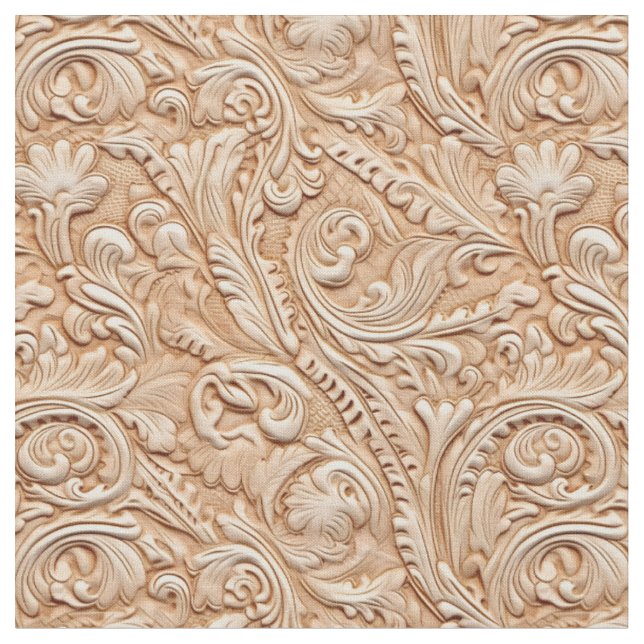 Rustikales beige gefrästes Leder Stoff (Nahaufnahme)