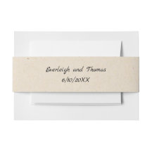 Rustikales Beige Imitate Kraft Pappe Bauchband