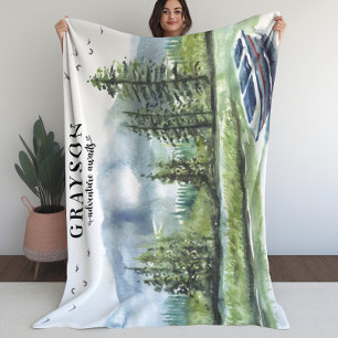 Rustikales Bergabenteuer mit Boot + Individuelle N Fleecedecke