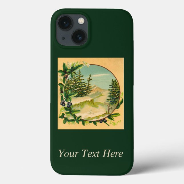 Rustikales Bergszene Case-Mate iPhone Case (Rückseite)