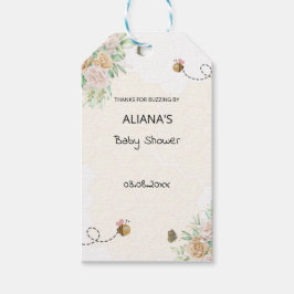 Rustikales Bienenschaum-Party Geschenkanhänger