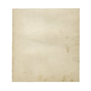 Rustikales Blankes Antikes Verfärbtes Papier Retro Notizblock