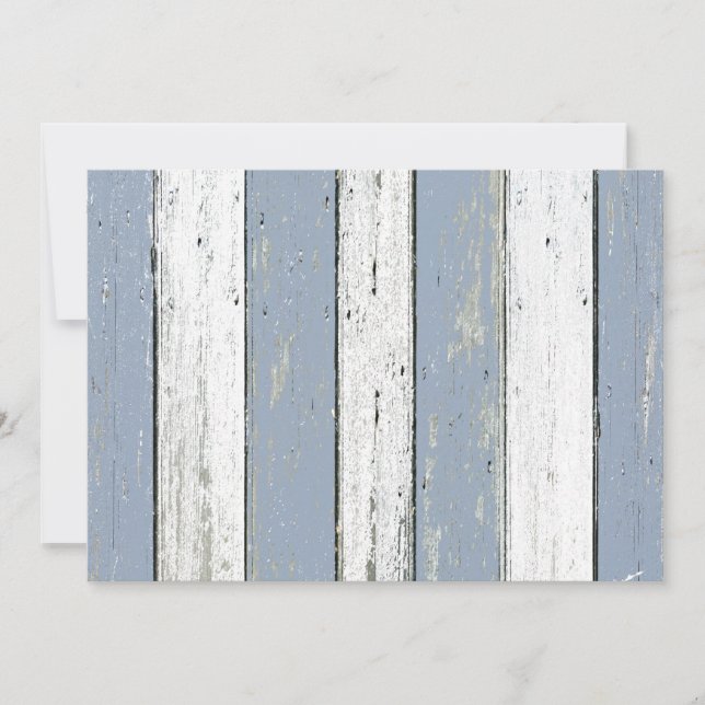 Rustikales Blaues Treibholz (Vorderseite)
