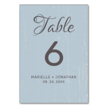 Rustikales Blue Gray Weathered Wood Wedding