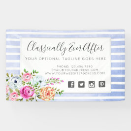 Rustikales Blumengewässer Modernes Strip-Shabby Ch Banner