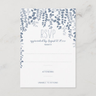 Rustikales Blumenhochzeit UAWG/Antwort (staubiges RSVP Karte