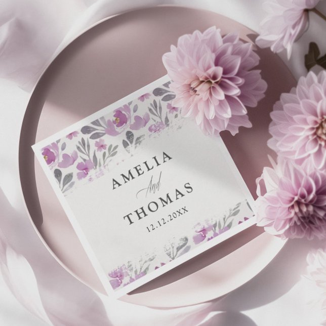 Rustikales Blumenwettermuster Serviette (Von Creator hochgeladen)