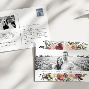 Rustikales Blut   Hochzeitsszenario Foto Vielen Da Postkarte
