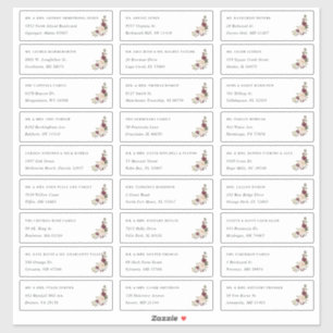 Rustikales Blut   Private Guest Address Labels