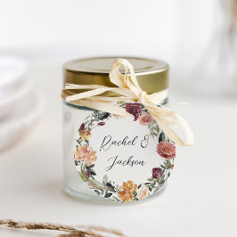 Rustikales Blut | Wasserfarbenfrohe Hochzeit Geschenkanhänger