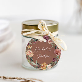 Rustikales Blut | Wasserfarbenfrohe Hochzeit Geschenkanhänger