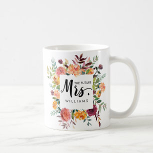 Rustikales Blut   WEDING THE future MRS. Typografy Kaffeetasse