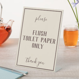 Rustikales Bohemisches Weizenbad Septic Counter Ze Sockelschild