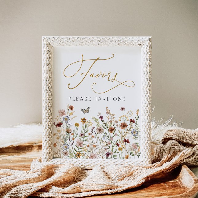 Rustikales Boho Wildblume Garden Favoriten Leckere Poster (Von Creator hochgeladen)