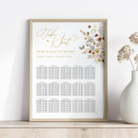 Rustikales Boho Wildblume Hochzeit im Herbst Sitzp