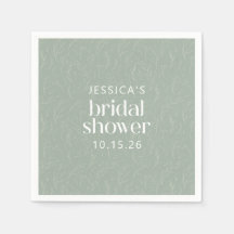 Rustikales botanisches Brautparty