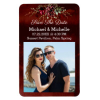 Rustikales Braun Save the Date unseres Hochzeitsma