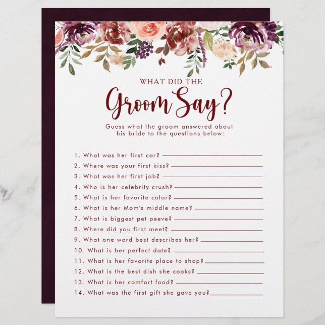 Rustikales Brautparty (Vorne/Hinten)