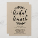 Rustikales Brautparty Einladung<br><div class="desc">Dieses rustikale Brautparty-Brunch-Design besticht durch handgezeichnete Laurels und einen lustigen Kalligraphie-Schriftart.</div>