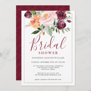 Rustikales Brautparty Einladung