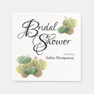 Rustikales Brautparty Fall Aspen Blätter Serviette