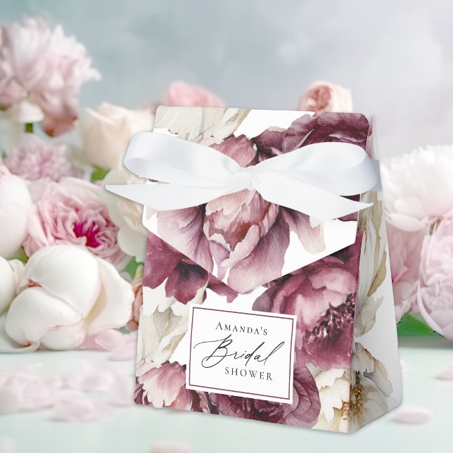 Rustikales Brautparty Geschenkschachtel (A beautiful favor box for a fall bridal shower!)