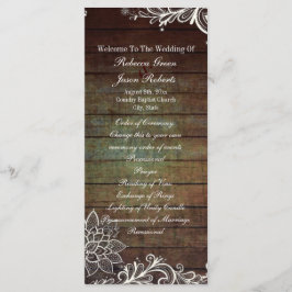 rustikales Brautprogramm Programm