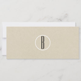 Rustikales Brown Kraft Paper Geschenkgutschein