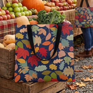 Rustikales buntes Herbstlaub nahtloses Muster