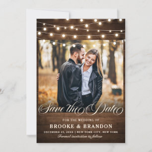 Rustikales Burgundy Floral String Lights Mason Jar Save The Date