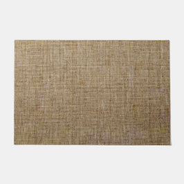 Rustikales Burlap Nature Pattern Doormat - Texturi Fußmatte