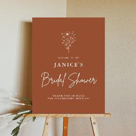 Rustikales Burnt Orange Boho Brautparty
