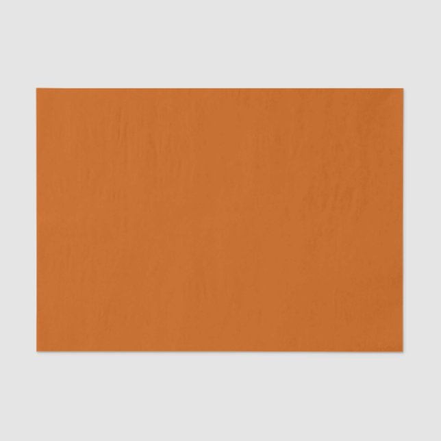 Rustikales Burnt Orange Tissue Seidenpapier (Vorderseite)