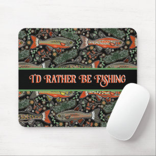 Rustikales Bürodekor, das ich eher fischen würde Mousepad