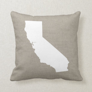 Rustikales California Staat Throw Kissen