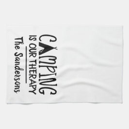 Rustikales Camping ist unser therapeutischer Zelt Geschirrtuch