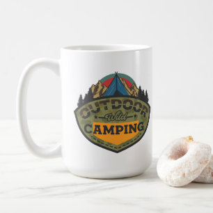 Rustikales Camping Kaffeetasse