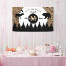 Rustikales Camping Outdoor Adventure Baby Dusche