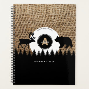 Rustikales Camping Outdoor Adventure Planer