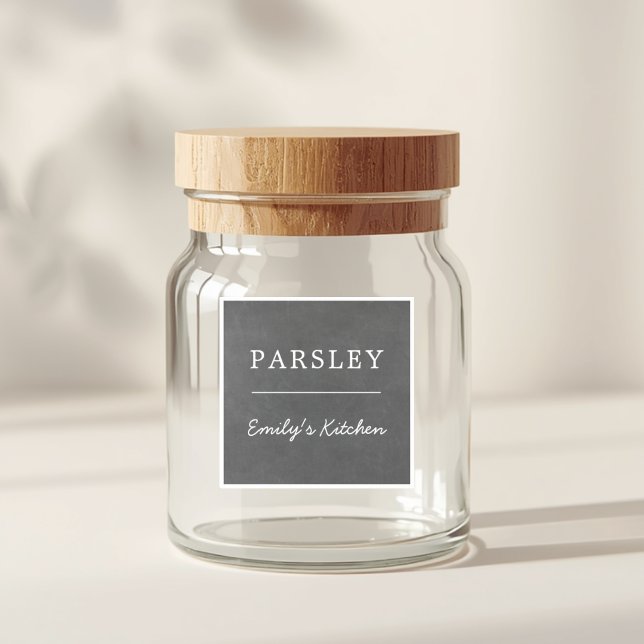 Rustikales Chalkboard Waterproof Kitchen Jar Label (Von Creator hochgeladen)