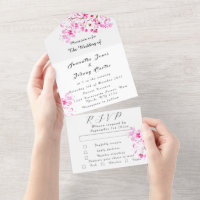 Rustikales Cherry Blossom Japanisch Pink Blume Sak