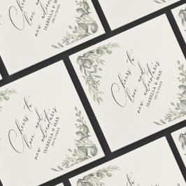 Rustikales Chic Mute Greenery Neues Adventures Pap Serviette